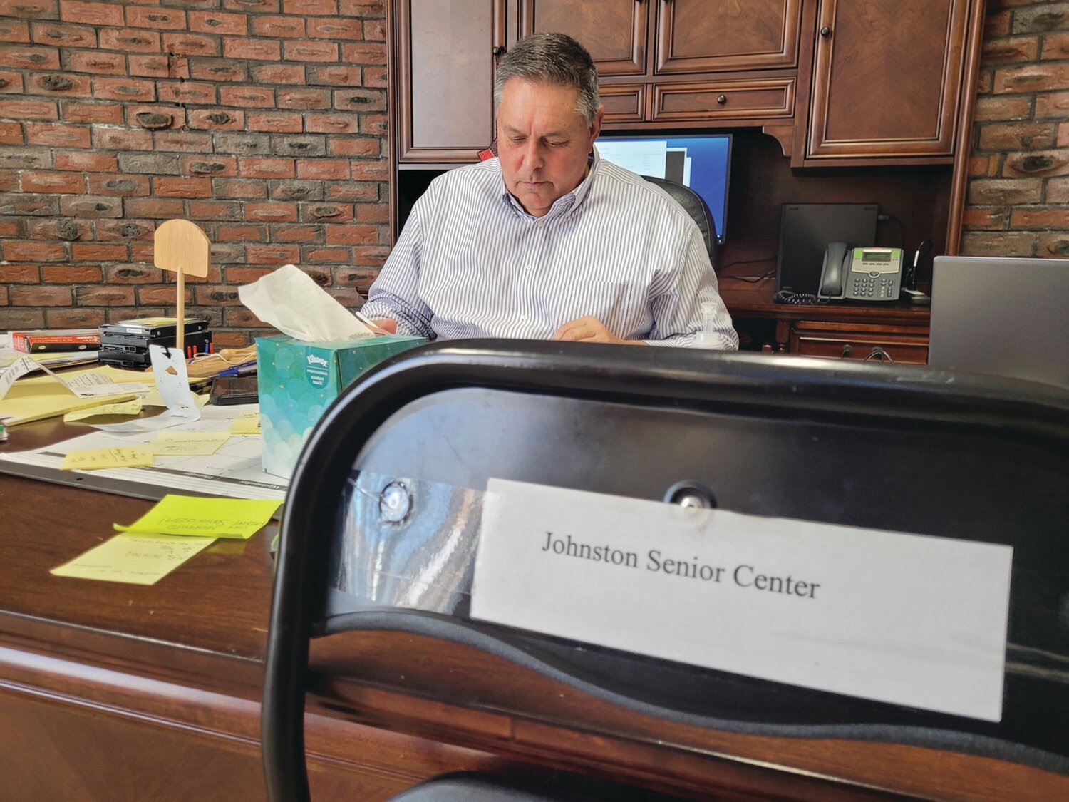DOUBLE DUTY: Richard J. DelFino Jr. was appointed Johnston Senior Center Executive Director at the start of 2023. He was recently named Chairman of the Johnston Charter Review Commission.